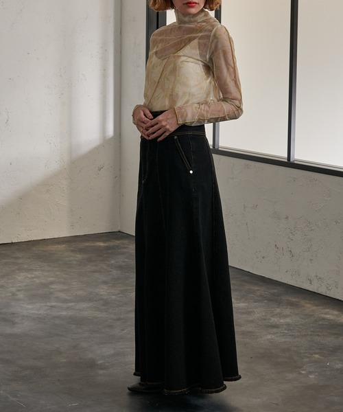 Ezick(エジック)の「2WAYアートプリントシアートップス(Tシャツ/カットソー・レディース・ライトグリーン/アイボリー/ライトブラウン・FREE)」の12枚目の写真