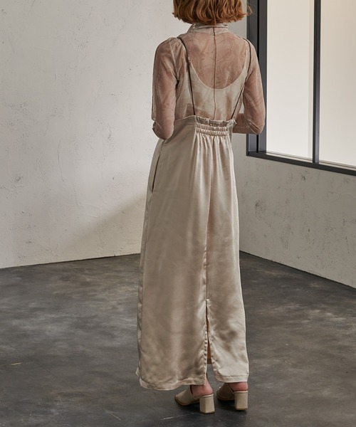 Ezick(エジック)の「2WAYアートプリントシアートップス(Tシャツ/カットソー・レディース・ライトグリーン/アイボリー/ライトブラウン・FREE)」の18枚目の写真