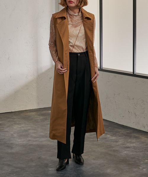 Ezick(エジック)の「2WAYアートプリントシアートップス(Tシャツ/カットソー・レディース・ライトグリーン/アイボリー/ライトブラウン・FREE)」の22枚目の写真