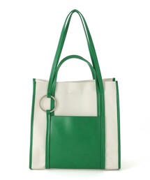 CAST: | バイカラーキャンバス2wayバッグ(トートバッグ)