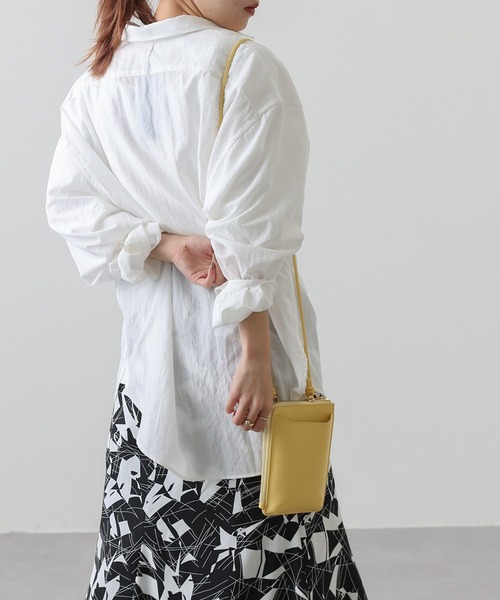 COLONY 2139（コロニートゥーワンスリーナイン）の「エステルワッシャーWポケット長袖シャツ（シャツ/ブラウス・レディース・オフホワイト/サンドベージュ・MEDIUM/LARGE）」の4枚目の写真