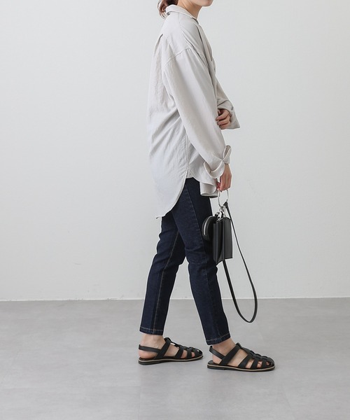 COLONY 2139（コロニートゥーワンスリーナイン）の「エステルワッシャーWポケット長袖シャツ（シャツ/ブラウス・レディース・オフホワイト/サンドベージュ・MEDIUM/LARGE）」の13枚目の写真