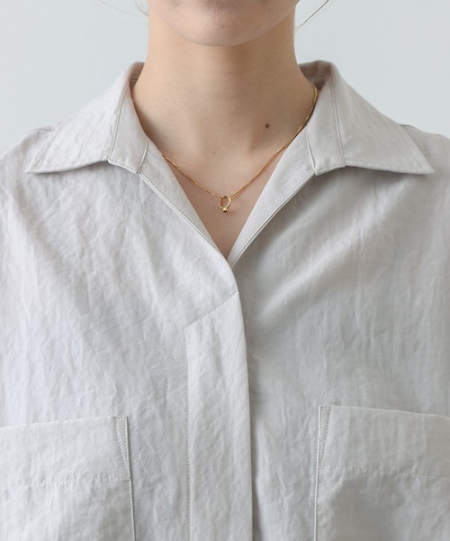 COLONY 2139（コロニートゥーワンスリーナイン）の「エステルワッシャーWポケット長袖シャツ（シャツ/ブラウス・レディース・オフホワイト/サンドベージュ・MEDIUM/LARGE）」の21枚目の写真