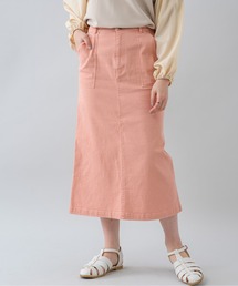 【KATHARINE ROSS】カラーストレッチデニムスカート