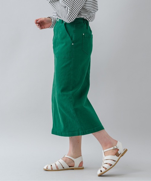 KATHARINE ROSS(キャサリンロス)の「【KATHARINE ROSS】カラーストレッチデニムスカート(デニムスカート・レディース・ホワイト/グリーン/ピンク・MEDIUM)」の7枚目の写真