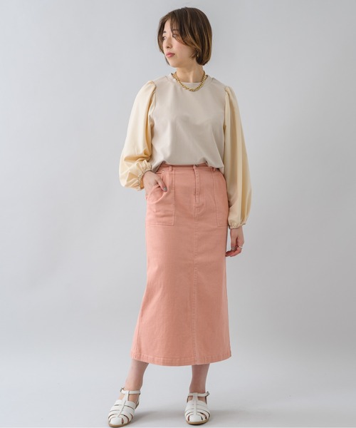 KATHARINE ROSS(キャサリンロス)の「【KATHARINE ROSS】カラーストレッチデニムスカート(デニムスカート・レディース・ホワイト/グリーン/ピンク・MEDIUM)」の16枚目の写真