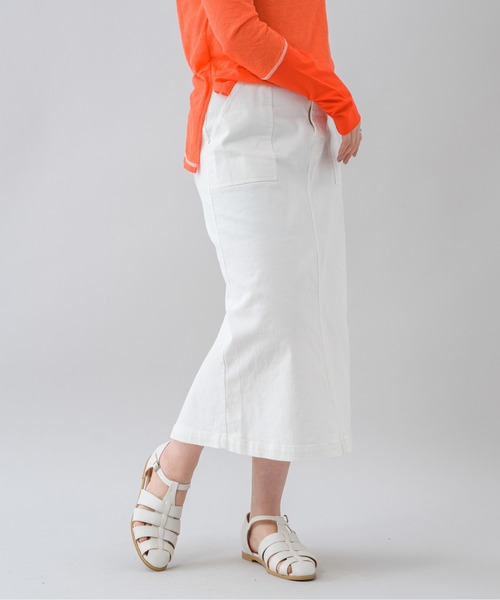 KATHARINE ROSS(キャサリンロス)の「【KATHARINE ROSS】カラーストレッチデニムスカート(デニムスカート・レディース・ホワイト/グリーン/ピンク・MEDIUM)」の12枚目の写真