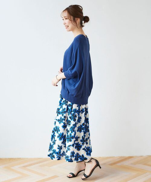 le.coeur blanc（ルクールブラン）の「ドルマンスリーブニットカーディガン（カーディガン/ボレロ・レディース・ホワイト系その他/イエロー/ネイビー/ブラック系その他・38）」の11枚目の写真