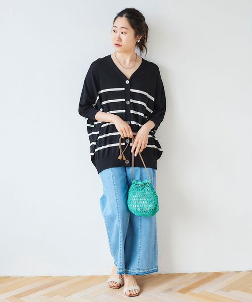 le.coeur blanc（ルクールブラン）の「ドルマンスリーブニットカーディガン（カーディガン/ボレロ・レディース・ホワイト系その他/イエロー/ネイビー/ブラック系その他・38）」の19枚目の写真