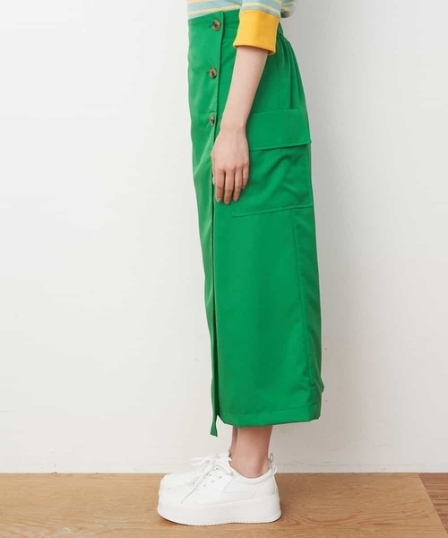 A de a.v.v（アードアー・ヴェ・ヴェ）の「カラーラップスカート（スカート・レディース・グリーン/ピンク/ブラック・SMALL/MEDIUM/X-SMALL）」の20枚目の写真