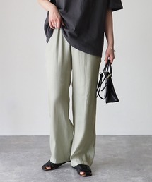 Riberry | サテンストレートパンツ(その他パンツ)