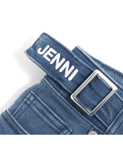 JENNI love(ジェニィラブ)の「サイドベルトデニムショーパン(デニムパンツ・キッズ・サックスブルー/ブルー・130cm/140cm/150cm/160cm)」の16枚目の写真