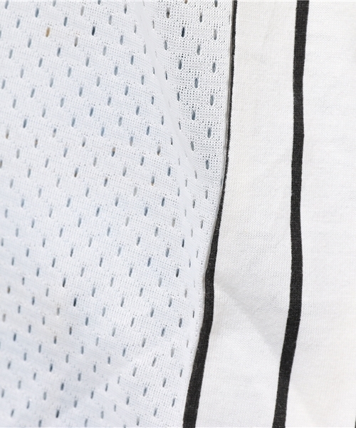 WEGO（ウィゴー）の「WEGO/ストライプメッシュ切替Tシャツ（Tシャツ/カットソー・レディース・ブラック/ネイビー・FREE）」の10枚目の写真