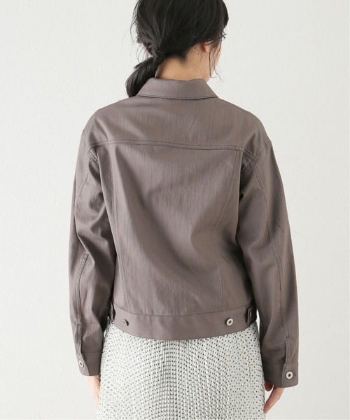 La TOTALITE（ラトータリテ）の「カラー デニム Gジャン（デニムジャケット・レディース・ホワイト/グレー・FREE）」の11枚目の写真