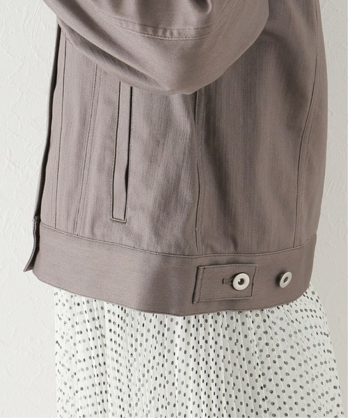 La TOTALITE（ラトータリテ）の「カラー デニム Gジャン（デニムジャケット・レディース・ホワイト/グレー・FREE）」の19枚目の写真