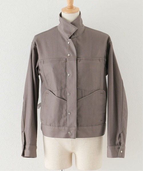 La TOTALITE（ラトータリテ）の「カラー デニム Gジャン（デニムジャケット・レディース・ホワイト/グレー・FREE）」の21枚目の写真