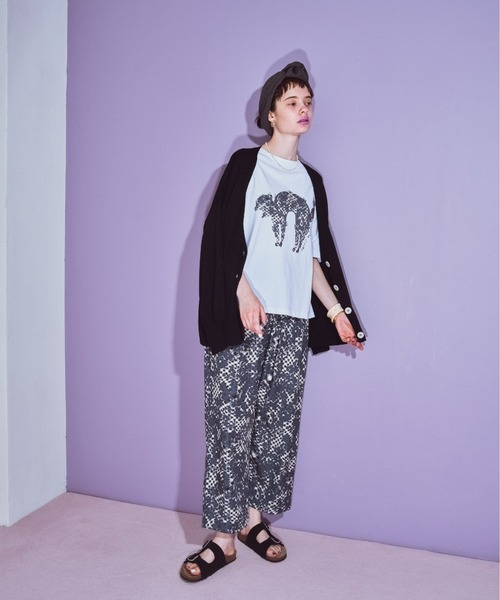 manana suerte（マニャーナスエルテ）の「CATプリントＴシャツ（Tシャツ/カットソー・レディース・グレー/その他1/その他2・FREE）」の8枚目の写真