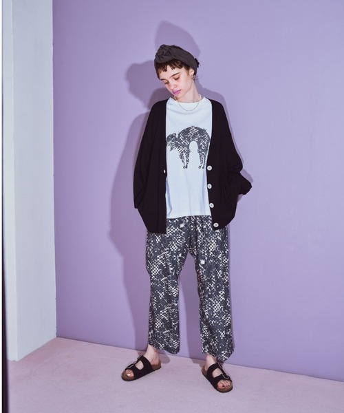 manana suerte（マニャーナスエルテ）の「CATプリントＴシャツ（Tシャツ/カットソー・レディース・グレー/その他1/その他2・FREE）」の9枚目の写真