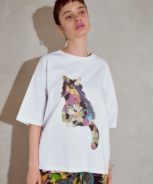 manana suerte（マニャーナスエルテ）の「CATプリントＴシャツ（Tシャツ/カットソー・レディース・グレー/その他1/その他2・FREE）」の15枚目の写真