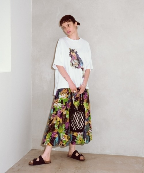 manana suerte（マニャーナスエルテ）の「CATプリントＴシャツ（Tシャツ/カットソー・レディース・グレー/その他1/その他2・FREE）」の17枚目の写真