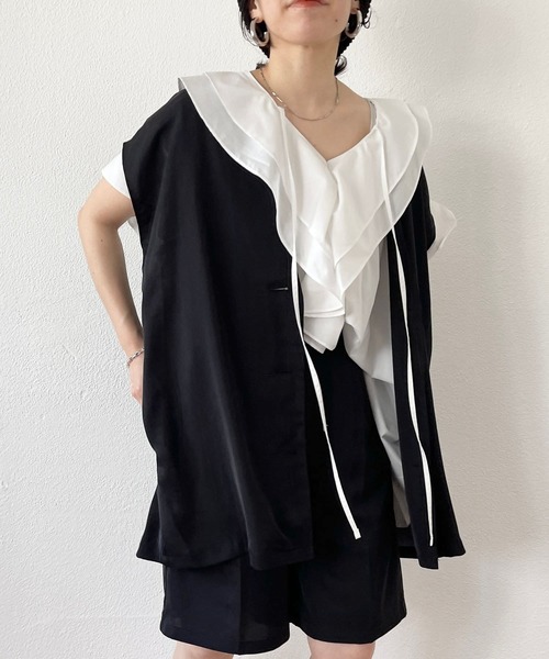 wee9s(ウィークス)の「satin like half pants / サテンライクハーフパンツ(その他パンツ・レディース・カーキ/ブラック・FREE)」の22枚目の写真