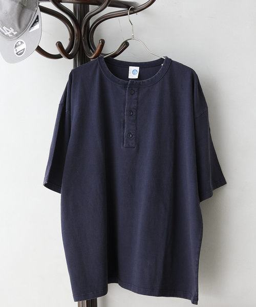 JOURNAL STANDARD relume(ジャーナルスタンダード レリューム)の「【ARTEX / アルテックス】ヘンリーネック半袖Tシャツ(Tシャツ/カットソー・メンズ・ホワイト/ブラック/ネイビー/グレー/グリーン・MEDIUM/LARGE)」の5枚目の写真