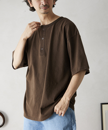 【ARTEX / アルテックス】ヘンリーネック半袖Tシャツ