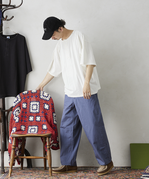 JOURNAL STANDARD relume(ジャーナルスタンダード レリューム)の「【ARTEX / アルテックス】ヘンリーネック半袖Tシャツ(Tシャツ/カットソー・メンズ・ホワイト/ブラック/ネイビー/グレー/グリーン・MEDIUM/LARGE)」の16枚目の写真