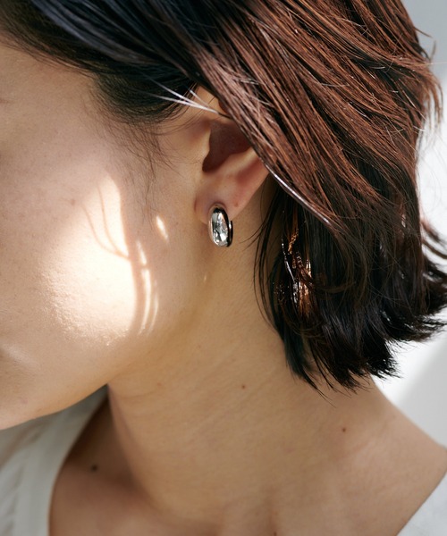 PAPILLONNER(パピヨネ)の「Plumpフープイヤリング/PAPILLONNER/パピヨネ(イヤリング・レディース・シルバー/ゴールド・FREE)」の5枚目の写真