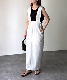 Riberry | 綿ツイルタイトジャンパースカート(ジャンパースカート)