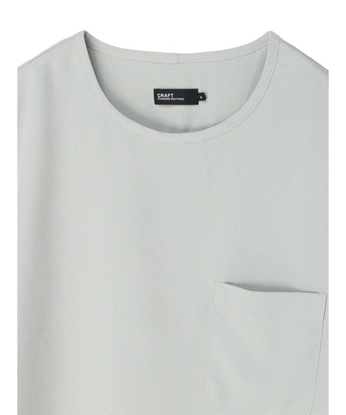 CRAFT STANDARD BOUTIQUE(クラフトスタンダードブティック)の「ポリトロプルオーバー *(Tシャツ/カットソー・メンズ・ブラック/グレー・LL/M/L)」の9枚目の写真