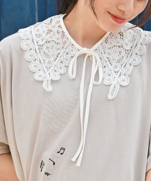 rps（アールピーエス）の「付け衿（付け襟・レディース・オフホワイト/ホワイト系その他2/ホワイト系その他3/アイボリー/ホワイト系その他5/ホワイト系その他4・フリー）」の3枚目の写真