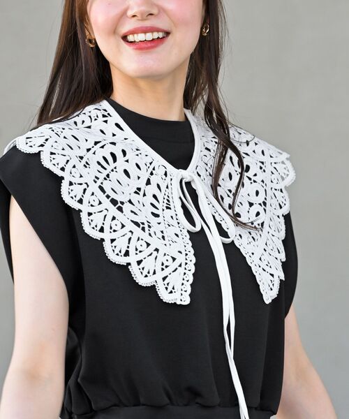 rps（アールピーエス）の「付け衿（付け襟・レディース・オフホワイト/ホワイト系その他2/ホワイト系その他3/アイボリー/ホワイト系その他5/ホワイト系その他4・フリー）」の4枚目の写真