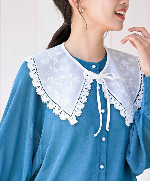 rps（アールピーエス）の「付け衿（付け襟・レディース・オフホワイト/ホワイト系その他2/ホワイト系その他3/アイボリー/ホワイト系その他5/ホワイト系その他4・フリー）」の6枚目の写真