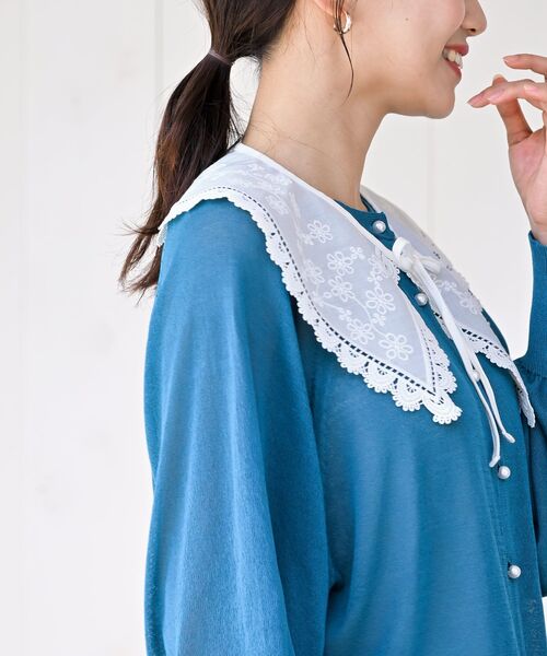 rps（アールピーエス）の「付け衿（付け襟・レディース・オフホワイト/ホワイト系その他2/ホワイト系その他3/アイボリー/ホワイト系その他5/ホワイト系その他4・フリー）」の9枚目の写真