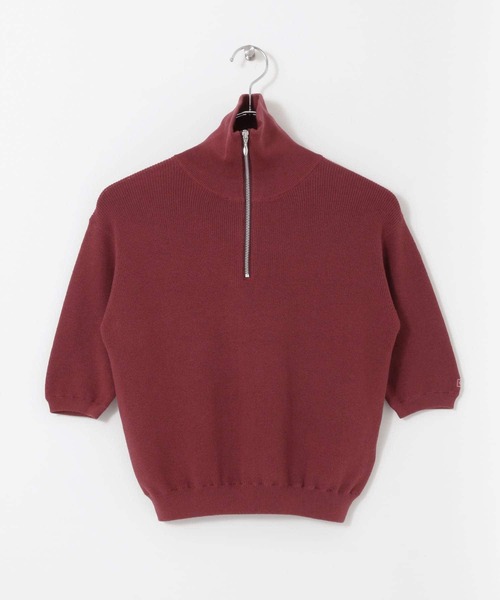 新品★OOPS ハーフジップニット (L) アーバンリサーチサニーレーベル セール】OOPS TRUECOTTONハーフジップニット（ニット/セーター