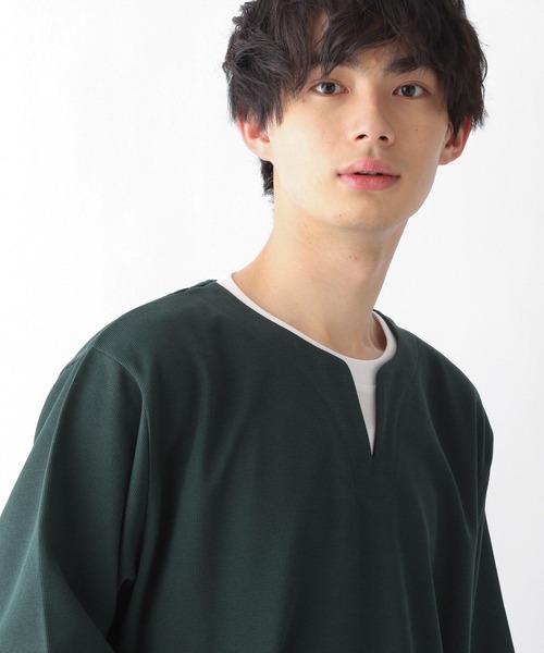 user_fdeca4e3専用 GLOBAL WORK（グローバルワーク）の「キーネックレイヤード/半袖