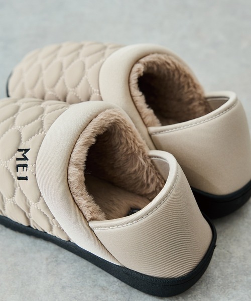 MEI（メイ）の「【MEI】キルティング モックシューズ（スリッポン・レディース・ブラック/ベージュ/カーキ/ブラウン/グレイッシュベージュ・M/L）」の17枚目の写真