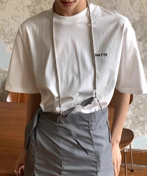 MANGROVE（マングローブ）の「オーバーサイズキャットグラフィックTEE（Tシャツ/カットソー・レディース・ホワイト/ブラック・FREE）」の19枚目の写真