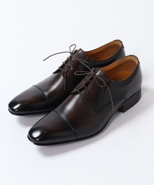 CROWDED CLOSET(クラウデッドクローゼット)の「ストレートチップ コンフォートビジネスシューズ(ドレスシューズ・メンズ・ブラック/ダークブラウン・03/02/01)」の1枚目の写真