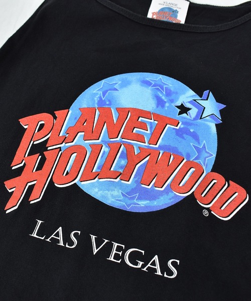 VINTAGE(ヴィンテージ)の「【ヴィンテージ古着】PLANET HOLLYWOOD / プラネットハリウッド ロゴプリント タンクトップ USA製(タンクトップ・メンズ・ブラック・X-LARGE)」の2枚目の写真
