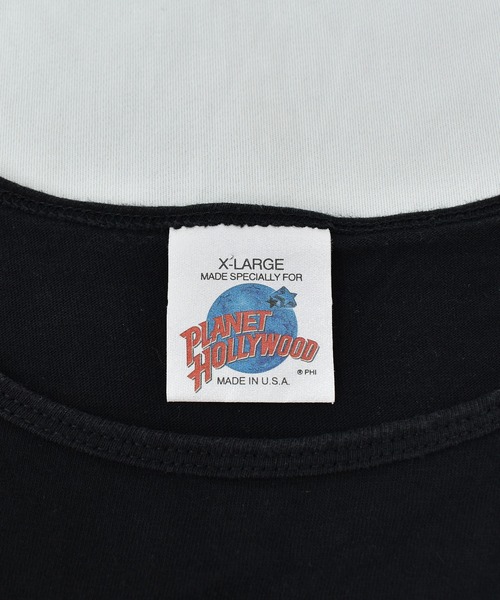 VINTAGE(ヴィンテージ)の「【ヴィンテージ古着】PLANET HOLLYWOOD / プラネットハリウッド ロゴプリント タンクトップ USA製(タンクトップ・メンズ・ブラック・X-LARGE)」の3枚目の写真