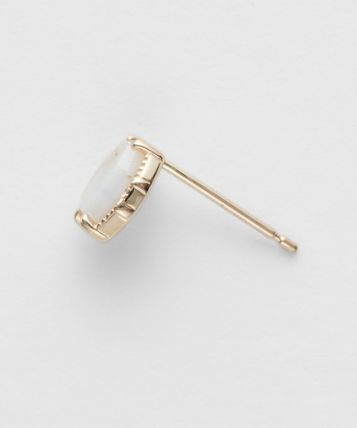 agete（アガット）の「【片耳用】K10デンドライトオパールピアス（ピアス（片耳用）・レディース・ゴールド系その他・FREE）」の4枚目の写真