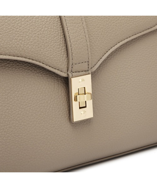 GUSCIO（グッシオ）の「【グッシオゴールド】フェイクレザー　ターンロック付きショルダーバッグ　２WAY（ショルダーバッグ・レディース・ブラック/ベージュ/グリーン系その他/シャーベット・FREE）」の11枚目の写真