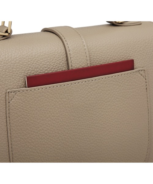 GUSCIO（グッシオ）の「【グッシオゴールド】フェイクレザー　ターンロック付きショルダーバッグ　２WAY（ショルダーバッグ・レディース・ブラック/ベージュ/グリーン系その他/シャーベット・FREE）」の13枚目の写真
