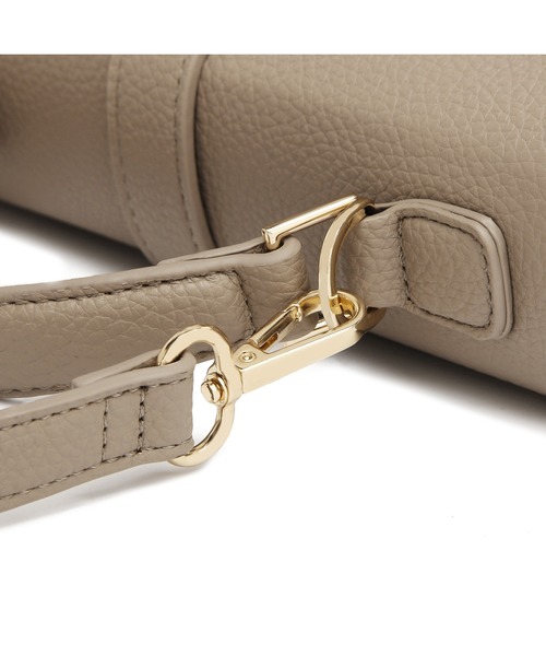 GUSCIO（グッシオ）の「【グッシオゴールド】フェイクレザー　ターンロック付きショルダーバッグ　２WAY（ショルダーバッグ・レディース・ブラック/ベージュ/グリーン系その他/シャーベット・FREE）」の17枚目の写真