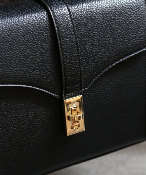 GUSCIO（グッシオ）の「【グッシオゴールド】フェイクレザー　ターンロック付きショルダーバッグ　２WAY（ショルダーバッグ・レディース・ブラック/ベージュ/グリーン系その他/シャーベット・FREE）」の21枚目の写真