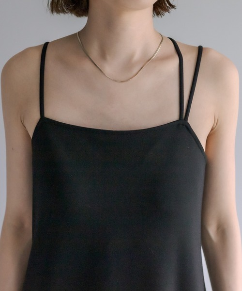 mystic(ミスティック)の「レイヤードストラップキャミワンピース【サイズ展開あり/結婚式/オケージョンスタイル】(ワンピース・レディース・ブラック/ベージュ/オフホワイト・1/2)」の18枚目の写真