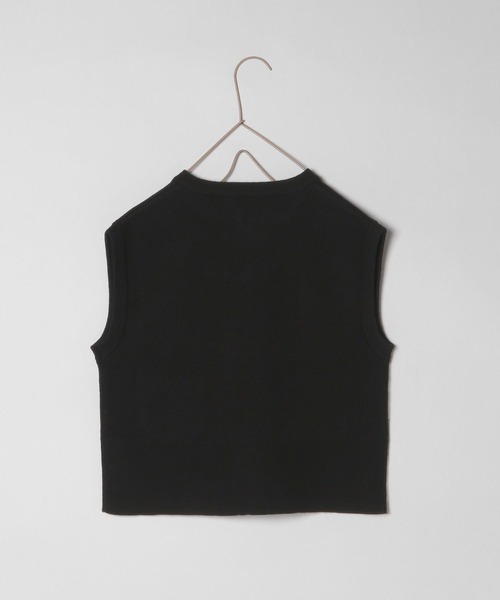 LOWRYS FARM（ローリーズファーム）の「ニットチャイナベスト　356912（ベスト・キッズ・アイボリー/ブラック/ライム・110cm/120cm/130cm/140cm/150cm）」の4枚目の写真