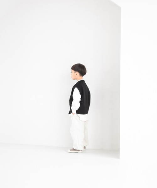 LOWRYS FARM（ローリーズファーム）の「ニットチャイナベスト　356912（ベスト・キッズ・アイボリー/ブラック/ライム・110cm/120cm/130cm/140cm/150cm）」の16枚目の写真